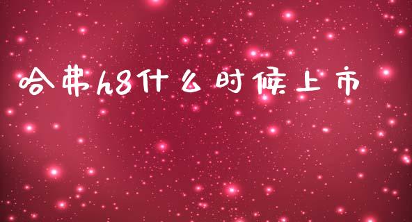 哈弗h8什么时候上市_https://m.sdyuehang.cn_国际期货恒指直播间_第1张