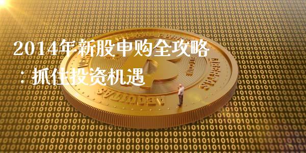 2014年新股申购全攻略：抓住投资机遇_https://m.sdyuehang.cn_恒指直播_第1张
