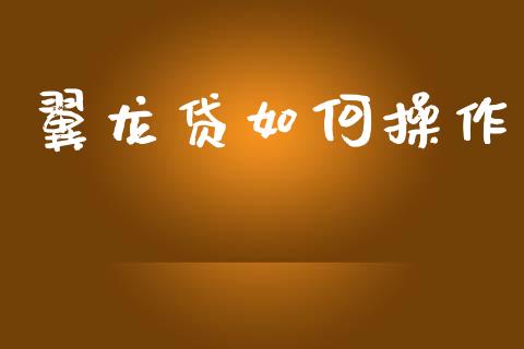 翼龙贷如何操作_https://m.sdyuehang.cn_国际期货恒指直播间_第1张