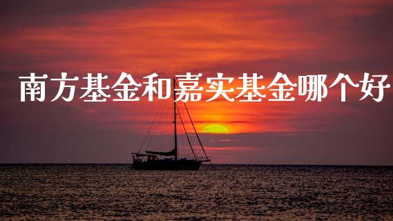 南方基金和嘉实基金哪个好_https://m.sdyuehang.cn_国际期货恒指直播间_第1张