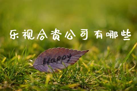 乐视合资公司有哪些_https://m.sdyuehang.cn_国际期货恒指直播间_第1张