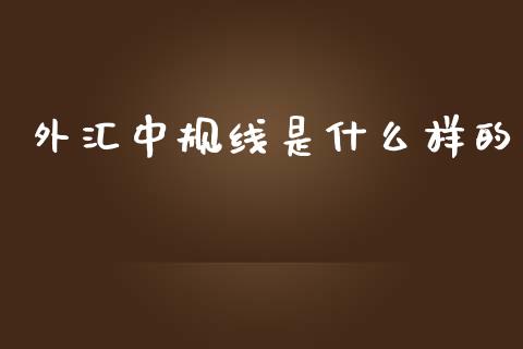 外汇中规线是什么样的_https://m.sdyuehang.cn_恒指直播_第1张