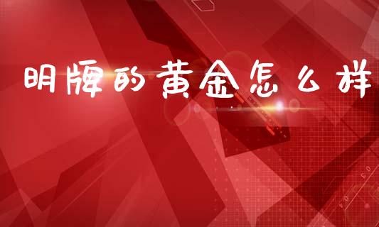 明牌的黄金怎么样_https://m.sdyuehang.cn_纳指直播喊单_第1张