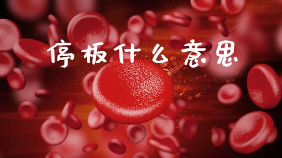 停板什么意思_https://m.sdyuehang.cn_国际期货恒指直播间_第1张