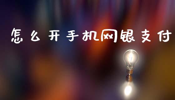 怎么开手机网银支付_https://m.sdyuehang.cn_德指直播室_第1张