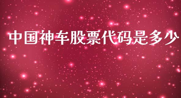 中国神车股票代码是多少_https://m.sdyuehang.cn_国际期货恒指直播间_第1张