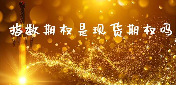 指数期权是现货期权吗_https://m.sdyuehang.cn_德指直播室_第1张