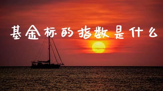 基金标的指数是什么_https://m.sdyuehang.cn_国际期货恒指直播间_第1张