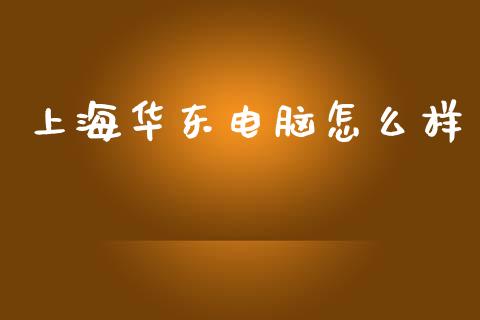 上海华东电脑怎么样_https://m.sdyuehang.cn_国际期货恒指直播间_第1张