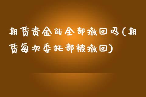 期货资金能全部撤回吗(期货每次委托都被撤回)_https://m.sdyuehang.cn_德指直播室_第1张
