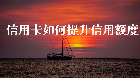 信用卡如何提升信用额度_https://m.sdyuehang.cn_恒指直播_第1张