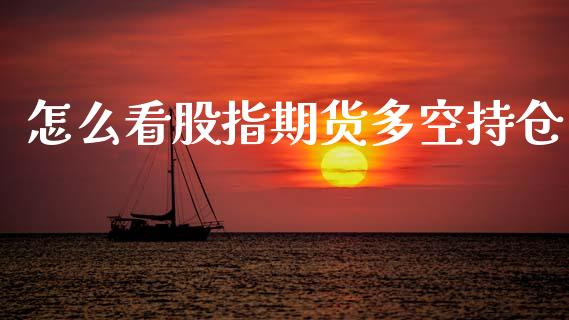 怎么看股指期货多空持仓_https://m.sdyuehang.cn_恒指直播_第1张