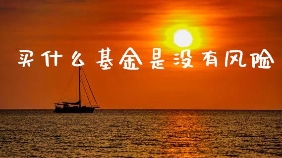 买什么基金是没有风险_https://m.sdyuehang.cn_德指直播室_第1张