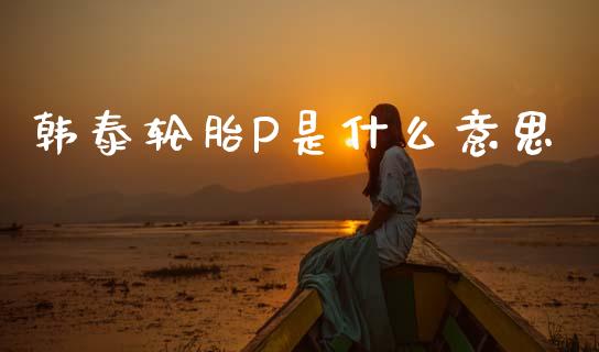 韩泰轮胎P是什么意思_https://m.sdyuehang.cn_国际期货恒指直播间_第1张