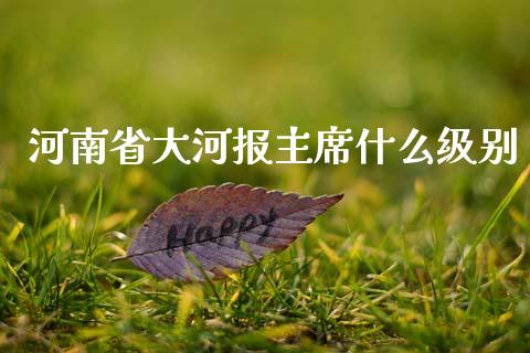 河南省大河报主席什么级别_https://m.sdyuehang.cn_德指直播室_第1张