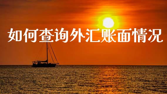 如何查询外汇账面情况_https://m.sdyuehang.cn_恒指直播_第1张