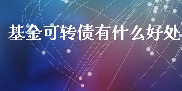 基金可转债有什么好处_https://m.sdyuehang.cn_德指直播室_第1张