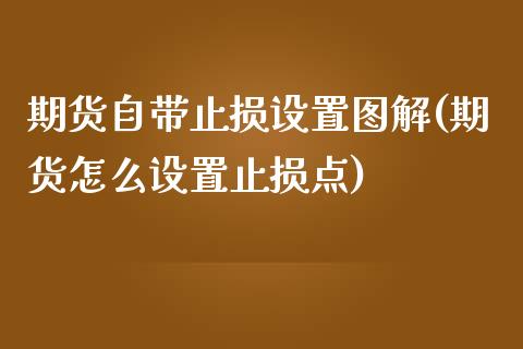 期货自带止损设置图解(期货怎么设置止损点)_https://m.sdyuehang.cn_纳指直播喊单_第1张