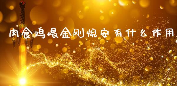 肉食鸡喂金刚烷安有什么作用_https://m.sdyuehang.cn_国际期货恒指直播间_第1张