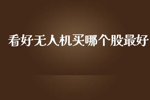 看好无人机买哪个股最好_https://m.sdyuehang.cn_德指直播室_第1张