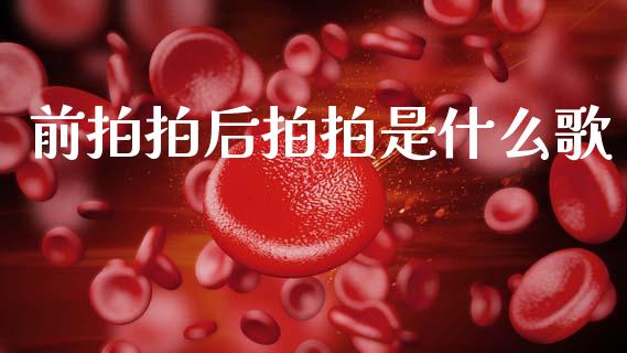 前拍拍后拍拍是什么歌_https://m.sdyuehang.cn_纳指直播喊单_第1张