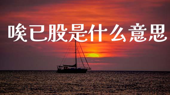 唉已股是什么意思_https://m.sdyuehang.cn_德指直播室_第1张
