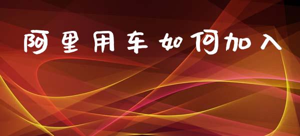 阿里用车如何加入_https://m.sdyuehang.cn_恒指直播_第1张