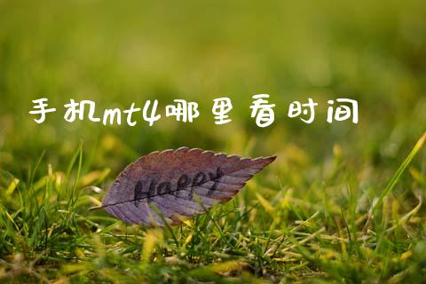手机mt4哪里看时间_https://m.sdyuehang.cn_恒指直播_第1张
