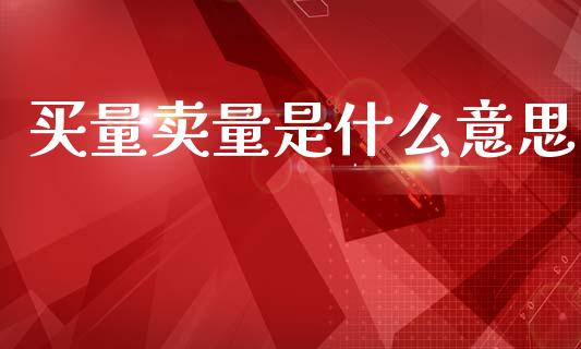 买量卖量是什么意思_https://m.sdyuehang.cn_国际期货恒指直播间_第1张