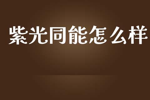 紫光同能怎么样_https://m.sdyuehang.cn_恒指直播_第1张