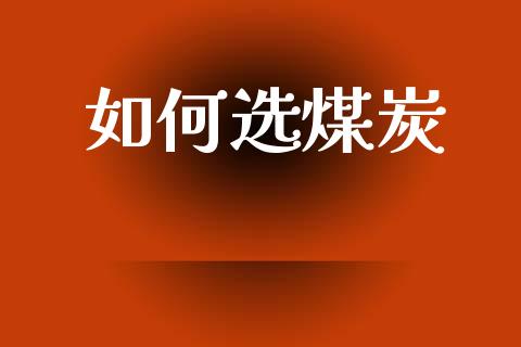 如何选煤炭_https://m.sdyuehang.cn_恒指直播_第1张