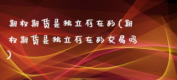 期权期货是独立存在的(期权期货是独立存在的交易吗)_https://m.sdyuehang.cn_国际期货恒指直播间_第1张