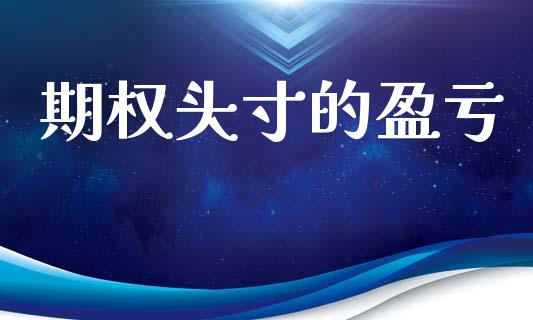 期权头寸的盈亏_https://m.sdyuehang.cn_国际期货恒指直播间_第1张