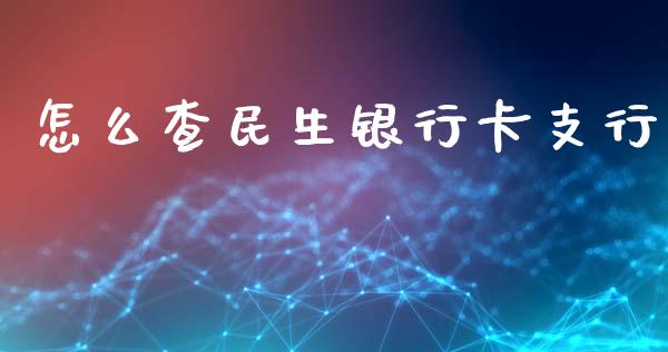怎么查民生银行卡支行_https://m.sdyuehang.cn_纳指直播喊单_第1张
