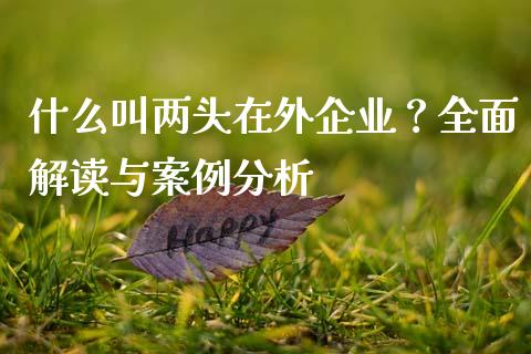 什么叫两头在外企业?全面解读与案例分析_恒指直播_第1张_恒指直播_国际期货恒指直播间_德指直播室_纳指直播喊单 什么叫两头在外企业?全面解读与案例分析_https://m.sdyuehang.cn_恒指直播_第1张