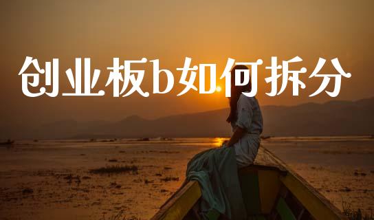 创业板b如何拆分_https://m.sdyuehang.cn_恒指直播_第1张