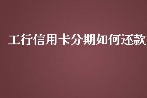 工行信用卡分期如何还款_https://m.sdyuehang.cn_恒指直播_第1张