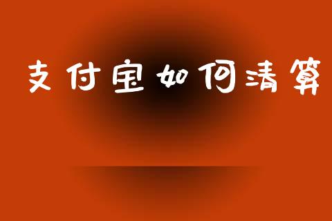 支付宝如何清算_https://m.sdyuehang.cn_恒指直播_第1张