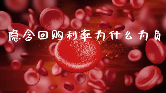隐含回购利率为什么为负_https://m.sdyuehang.cn_德指直播室_第1张