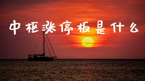 中枢涨停板是什么_https://m.sdyuehang.cn_国际期货恒指直播间_第1张