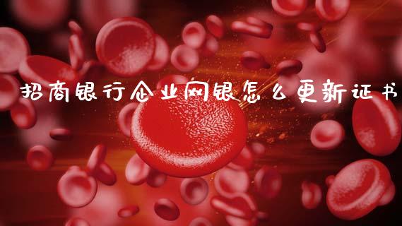 招商银行企业网银怎么更新证书_https://m.sdyuehang.cn_纳指直播喊单_第1张
