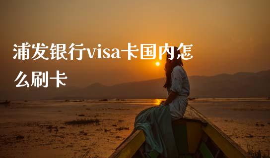 浦发银行visa卡国内怎么刷卡_https://m.sdyuehang.cn_恒指直播_第1张