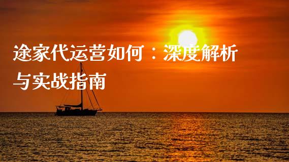 途家代运营如何：深度解析与实战指南_https://m.sdyuehang.cn_恒指直播_第1张