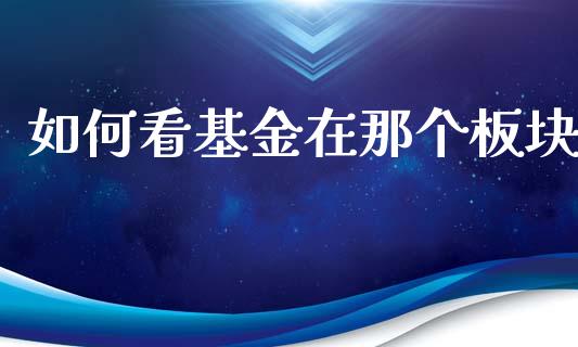 如何看基金在那个板块_https://m.sdyuehang.cn_国际期货恒指直播间_第1张