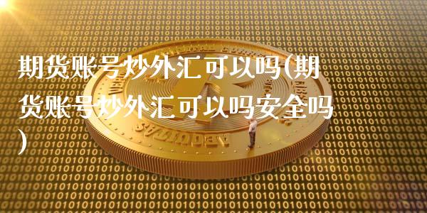 期货账号炒外汇可以吗(期货账号炒外汇可以吗安全吗)_https://m.sdyuehang.cn_恒指直播_第1张