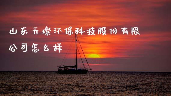 山东天璨环保科技股份有限公司怎么样_https://m.sdyuehang.cn_纳指直播喊单_第1张