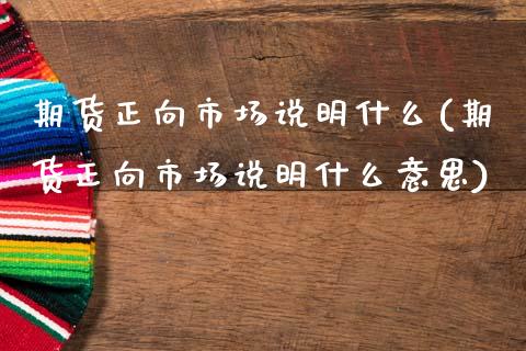 期货正向市场说明什么(期货正向市场说明什么意思)_https://m.sdyuehang.cn_恒指直播_第1张