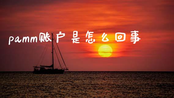 pamm账户是怎么回事_https://m.sdyuehang.cn_纳指直播喊单_第1张
