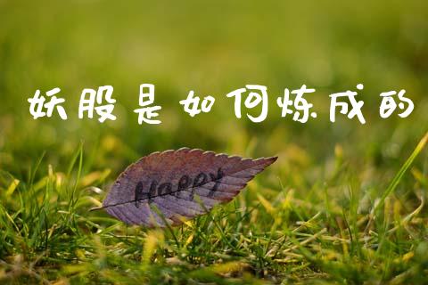 妖股是如何炼成的_https://m.sdyuehang.cn_恒指直播_第1张