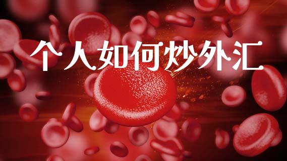 个人如何炒外汇_https://m.sdyuehang.cn_恒指直播_第1张